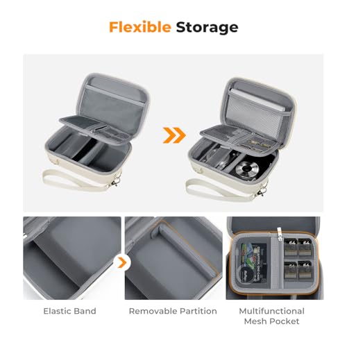 Image of K&F CONCEPT Carrying Case for Digital Camera, Hard Shell Protective Case