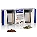 finum Brewing Basket Lot de 2 filtres pour thé et café, filtre permanent, filtre à tasse et gobelet, filtre à épices, filtre à herbes, filtre à thé, filtre à thé, sans BPA, neutre au goût – 2 x noir