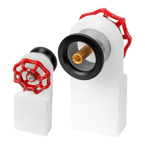 Boîte de purge de radiateur avec rallonge – 2 ensembles, bac de récupération, clé de purge également pour les vannes de radiateur basses