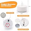 KOABY 12/24/50/100/200/400 Pack LED Tea Lights, Flickering Warm White Lights, Battery Operated #2
