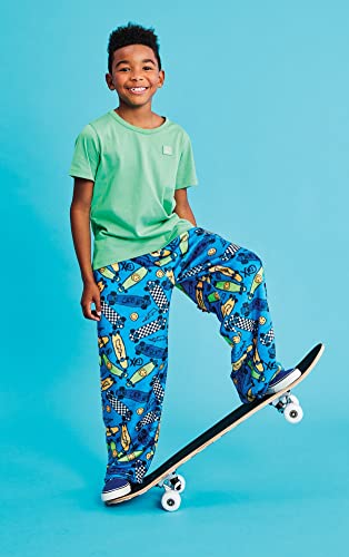 iscream Big Boys Fun Print Silky Soft Plush Fleece Pants - Bold Moves Collection3