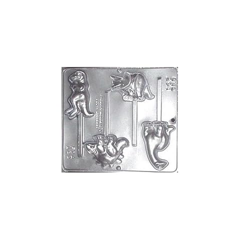 Dinosaur Assortment Chocolate Lollipop Mould Cover