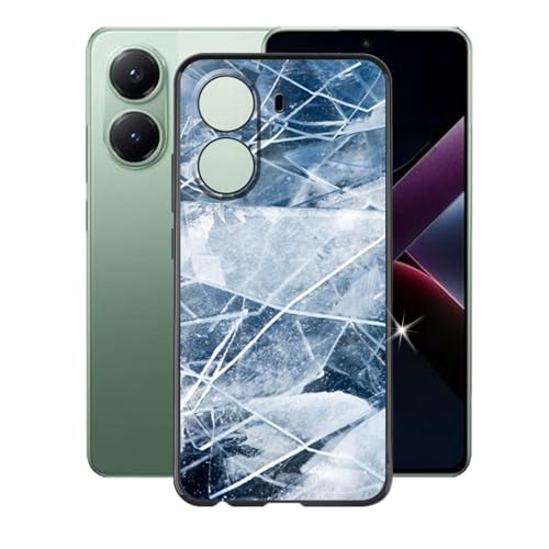 for Xiaomi Poco X7 Pro Case, Soft TPU Back Cover Shockproof Silicone Bumper Anti-Fingerprints Full-Body Protective Case Cover for Xiaomi Poco X7 Pro (6.67 inch) - Broken