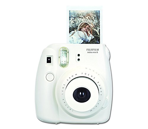 FUJIFILM インスタントカメラ チェキ instax mini 8 ホワイト INS MINI 8 WHITE