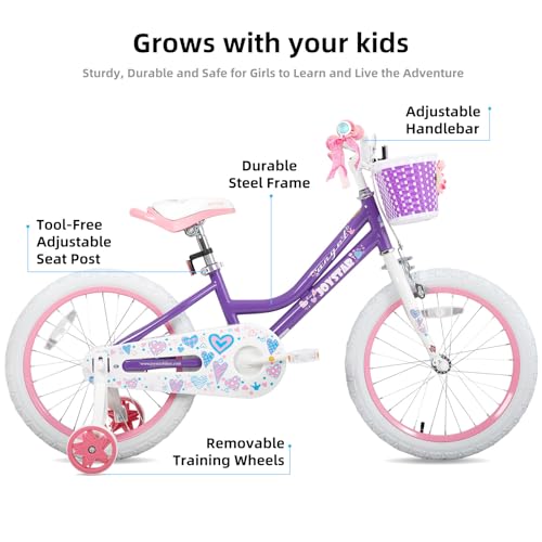 JOYSTAR Angel 18 Inch Girls Bike