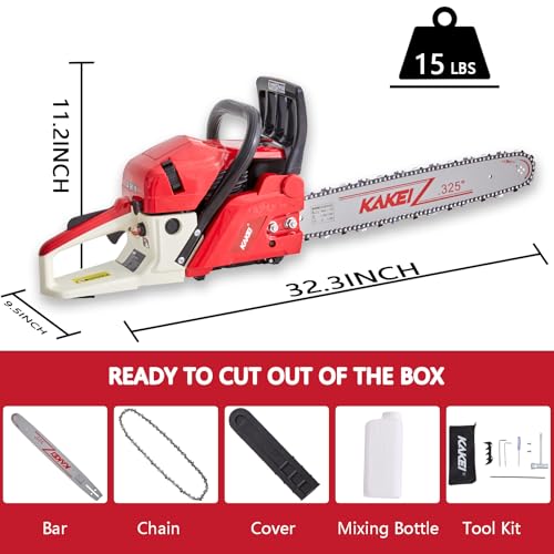 KAKEI 62CC 18-Inch Gas Chainsaw