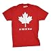 Mens Canada On the Eh Team T-Shirt Funny Canadian Shirts (Red) XL