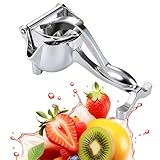 Saftpresse Manuell Edelstahl, 2026 Neu Entsafter Manuell Schnelle Saft-Extraktion, Zitronen, Orangen, Granatapfel, Zitruspresse Edelstahl, Einfach Frische Säfte Pressen (1pcs)