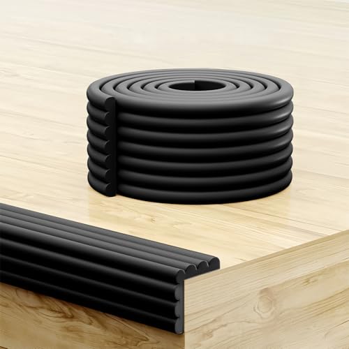 NiceTCU 78.84 Inch Multi-Function Edge and Corner Protection Cover Baby Safety Bumper (Black)
