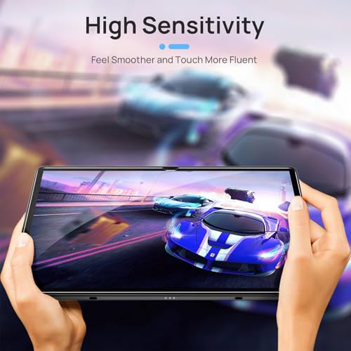 Gerutek Screen Protector for Samsung Galaxy Tab S10 Plus/ S9 FE Plus/ S9 Plus/Tab S7 FE/Tab S8 Plus/S7 Plus, Tempered Glass Film Compatible S pen [Ultra Clear][Anti Scratch] for Tab S10+ 12.4 inch - Image 7