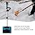 Cordless Electric Snow Shovel - 21V Carbon Steel Snow Blower for Driveway Patio with Battery & Charger (US Plug)