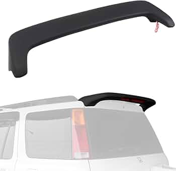 ECCPP Rear Window Roof Spoiler ABS Fit For 2006-2008 For Honda Fit Roof Spoiler Matte Black Rear Roof Spoiler