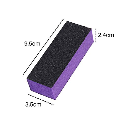 Skypia Nail Buffer 4 Sided Blocks Sanding Buffing Grinding Polisher File Shine Nail Art Pedicure Manicure Tool (5 Pcs) #TOP1