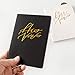 Calculs Wedding His & Her Vows Black & White Paper Cover with Gold Gilding Set of 2 Bridal Shower Gifts Keepsake