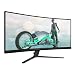 PHILIPS Evnia 34M2C3500L 34 Zoll Curved, UW-QHD Gaming Monitor, 180Hz, Fast VA Panel, 1ms GtG, HDR10, FreeSync Premium (3440x1440 HDMI 2X 2.0) Dunkelgrau