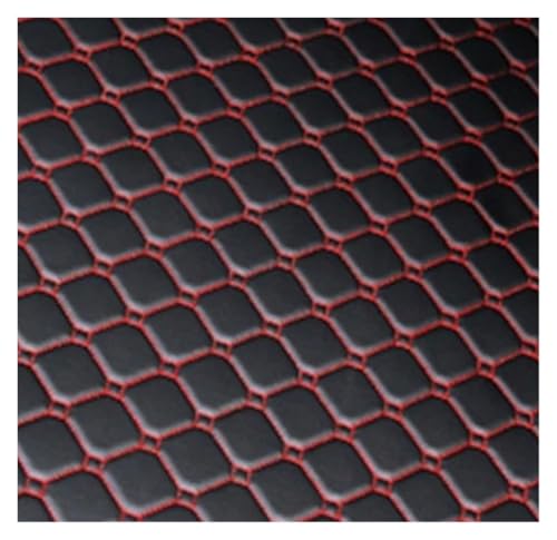 para VW para Tavendor 2022 2023 2024 Estera Maletero Coche Lado Alto Impermeable Cubierta Carga Trasera Almohadilla Accesorios Traseros Forro Maletero(Black Red)