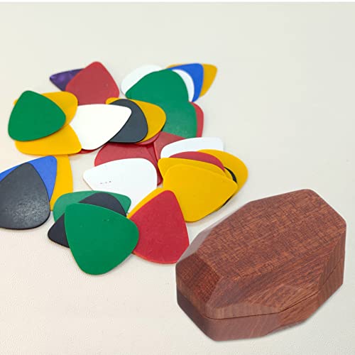 ERINGOGO Porte-Médiators en De Coeur Boîte De Rangement en Palissandre Étui pour Médiator Jazz Pièces De Médiator - Les Beatles, Paul McCartney, John Lennon, RIngo Starr, George Harrison ERINGOGO Porte-Médiators en De Coeur Boîte De Rangement en Palissandre Étui pour Médiator Jazz Pièces De Médiator – Image 7