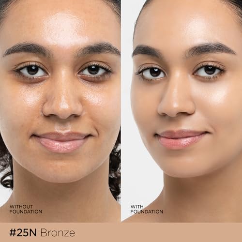 Image of JUNG SAEM MOOL Essential Skin Nuder Cushion | Natural Finish, Buildable Coverage Cushion Foundation by Korean Makeup Artist (Refill Not Included, 0.49 Fl Oz), 25N Bronze