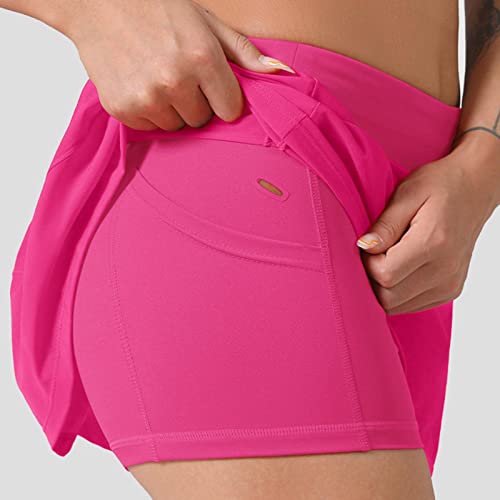 SM SunniMix de tênis plissada Atlética Golfe Shorts para roupas esportivas Roupas esportivas Corrend