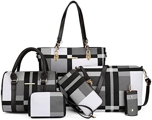 2E-youth womens Purses and Handbags Set tote handbag satchel shoulder bag purse