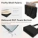 Restro Puffer Tote Bag for Women, Large Quilted Puffy Handbag Lightweight, Shoulder Handbag With Compartments for Work Travel Gym Shop, Puffy Padding Satchel With Zipper (Black)