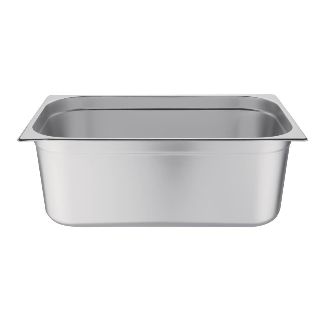 Vogue Gastronorm-Pfanne 1/1, Edelstahltablett, Tiefe: 200 mm, Fassungsvermögen: 28 Liter, Behälter für heiße und kalte Speisen, Bain Marie-geeignet, Deckel separat erhältlich, K918