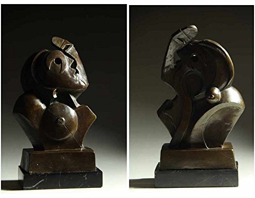 ドミニカ共和国　キュビズム木彫りオブジェ ドミニカ共和国 キュビズム木彫りオブジェ 彫刻・オブジェ