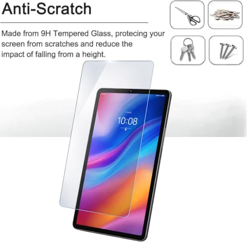 Image of Edge to Edge Screen Protector Guard for Lenovo Tab 10.1 inch 2025 Tempered Glass for Lenovo Tab 10.1 inch Tablet TB-311FU /311XU - 1 Pack With Installation Kit