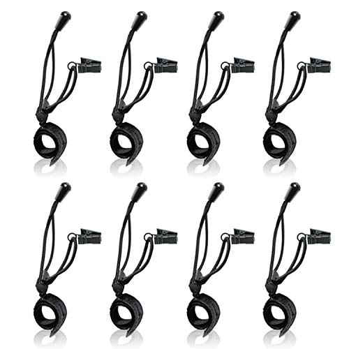 Limostudio [8 Pack] Photography Video Studio, Backdrop Elastic String Holder Clip, Length Adjustable, Background Paper Canvas Fabric, Multi-Functional, Helps Background Tight, Agg1393 #TOP16