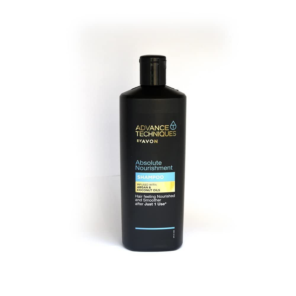 Avon Advance Techniques Absolute Nourishment Shampoo, With Argan And Coconut oil For Smoother And Shinier Hair, 700 ml