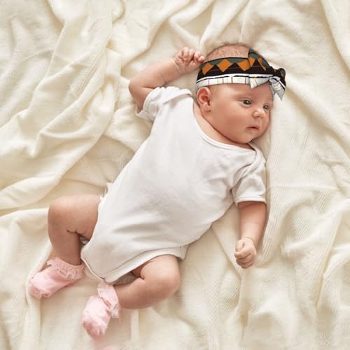 Horse Stripes Pattern Baby Bow Headband, Soft Baby Bow Hair Accessory For Newborn Babies, *Toddlers, Kids.4