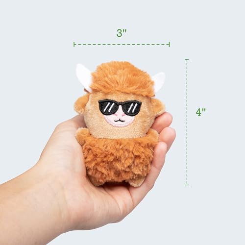 Image of Emotional Support Highland Cows by Relatable, Cuddly Stuffed Animals, Plushies, and Cute Stuff, Great Gift Ideas for Loved Ones of All Ages, Includes 5 Toys with Carrying Basket