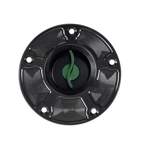Bouchon de réservoir d'essence Z750 Z800 ZZR1400 finition alu CNC haut de gamme vert