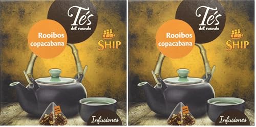 Ship - Té Rooibos Copacabana - Caja de 15 Pirámides