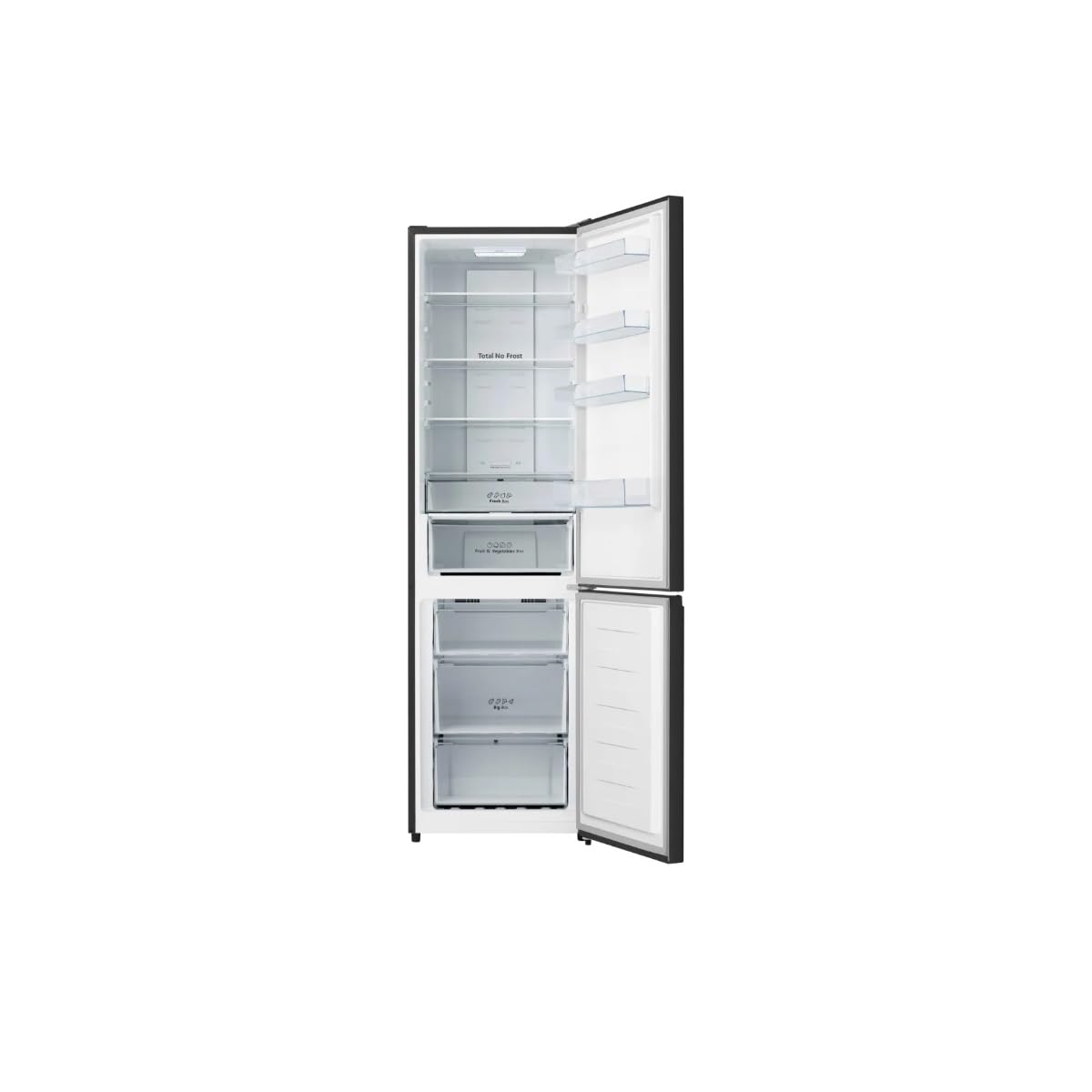 Réfrigérateur Combiné 60cm 336l Nofrost Inox Noir - FCN331AFD