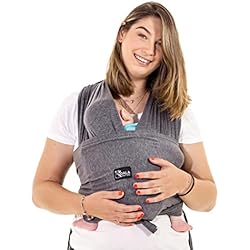 Fular Semielastico Boba Koala Babycare - Fular Portabebés elastico, fácil de usar y colocar, unisex ajustable, mochila multiusos apropiada hasta 9 kg. Diseño Registrado KBC®