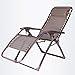 ZEQUAN Faltbarer Mittagsschlaf-Ruhesesselstrandstrandstuhl (Color : Brown)