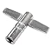 6Pcs Yootones Drum Keys & Continuous Motion speed key Compatible with Drum Tuning Key Percussion Hardware Tool(Silver)