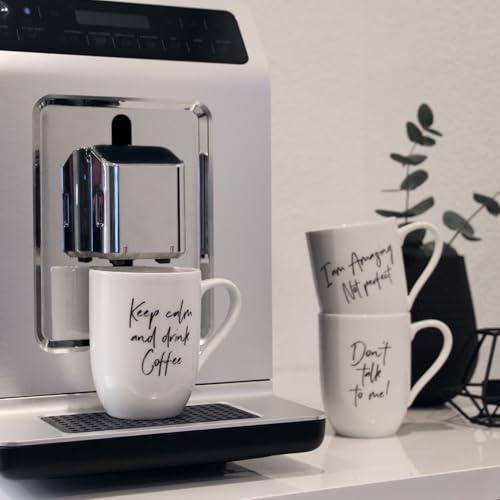 Vaso de porcelana Villeroy & Boch 9.5 oz blanco miniatura 5