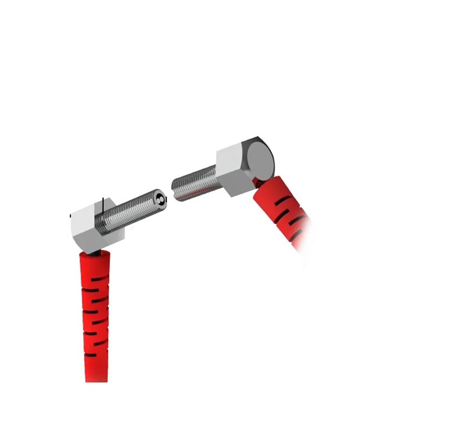 Sonde optique coudée M3 2m faisceau traversant pour commutateur NPN