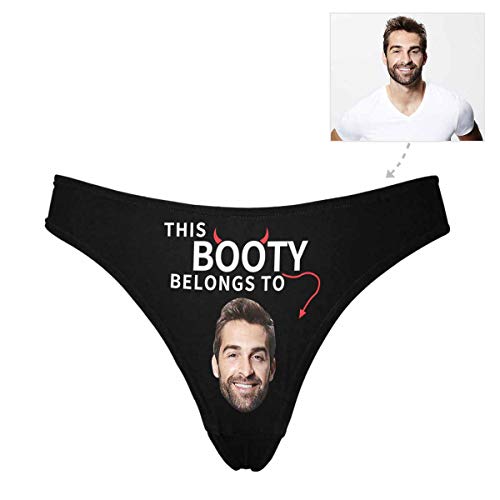 Custom Face Underwear This Booty Belings To Novelty Women's Thong G-Strings Briefs Shorts S #TOP1