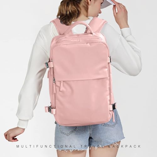SZLX Mochila Viaje Cabina Avion 45x30x16Mujer Ryanair Bolsas de viaje Equipaje de Mano avion Maletas de Viaje Cabina 45x30x16 Easyjet Mochila para Portátil con cable USB Impermeable Mochila Escolar