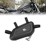 KEMIMOTO Motorcycle Side Bag, EVA Hard Shell Tool Bags Compatible with Rebel 300 500 (2017-2026) - Universal Motorcycle Saddlebag Side Frame-Mounted and Rear Storage Right 2.5L