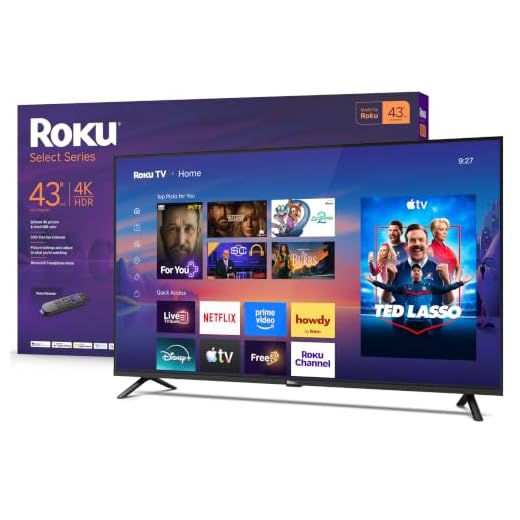 Roku 43-Inch Select Series Smart TV 2026-4K (2160p) HDR TV - RokuTV
