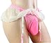 SISSY pouch panties waist size 30"-34" skirted Garter thong sexy for man 662