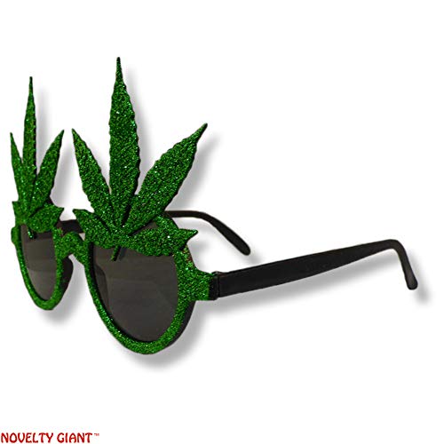 Marijuana Pot Leaf Novelty Sunglasses4