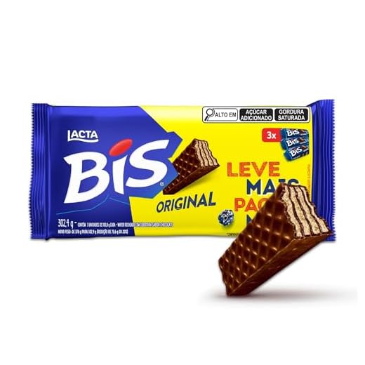 Chocolate Bis Ao Leite Tripack (3 unidades de 100,8g)