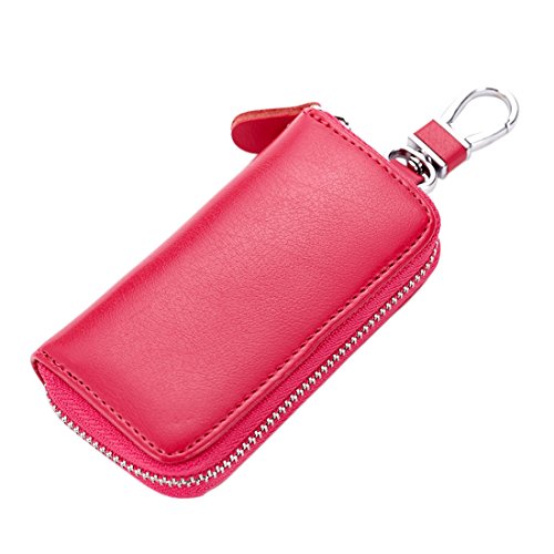 Preisvergleich Produktbild Esdrem Unisex-Leder-Schlüsselhalter-Auto-Sc...