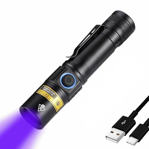 GRABOYY Rechargeable Blood Tracking Light for Hunting, LED Flashlight for Blood Trails, Night Hunting Gear, Blood Finder Flashlight, Perfect for Hunters (Blood Detection Light)