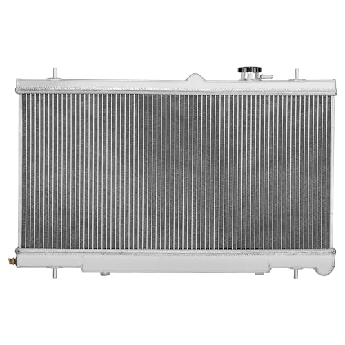Image of BDFHYK 2ROW-40mm 45111FE091 Aluminum Radiator Compatible with for 2005-2006 Saab 9-2X H4 2.0L /H4 2.5L,2004-2006 Subaru Baja H4 2.5L,2003-2007 Subaru Impreza H4 2.0L /H4 2.5L